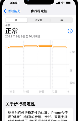 鞍山iPhone手机维修如何在iPhone开启'步行稳定性通知'