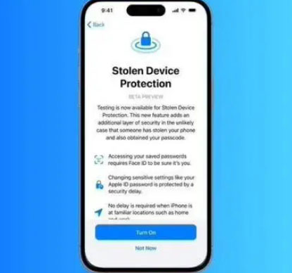 鞍山苹果授权维修店分享被盗设备保护功能开启方法 