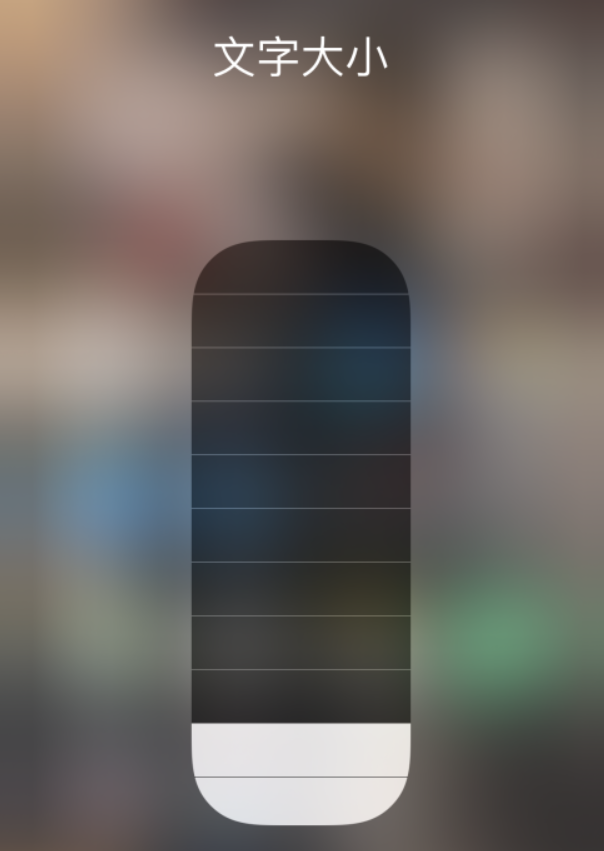 鞍山苹果手机维修分享小技巧：在 iPhone 控制中心快速调节字体大小 